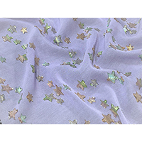 45% EcoVero 46% Viscose 9% Metallic Clipped Jacquard