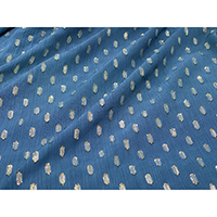 52% EcoVero 41% Viscose 7% Metallic Clipped Jacquard